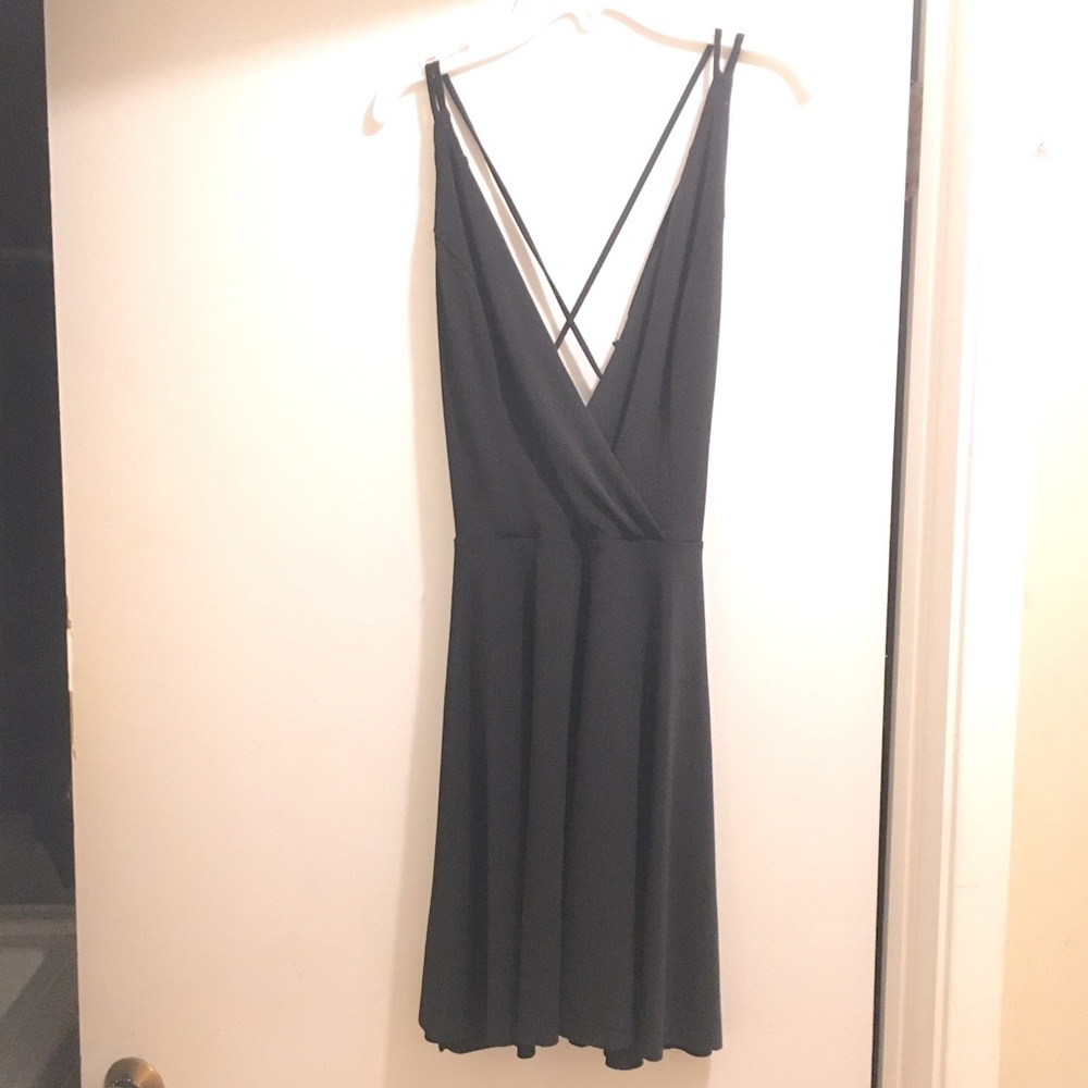 Little Black Strappy Dress